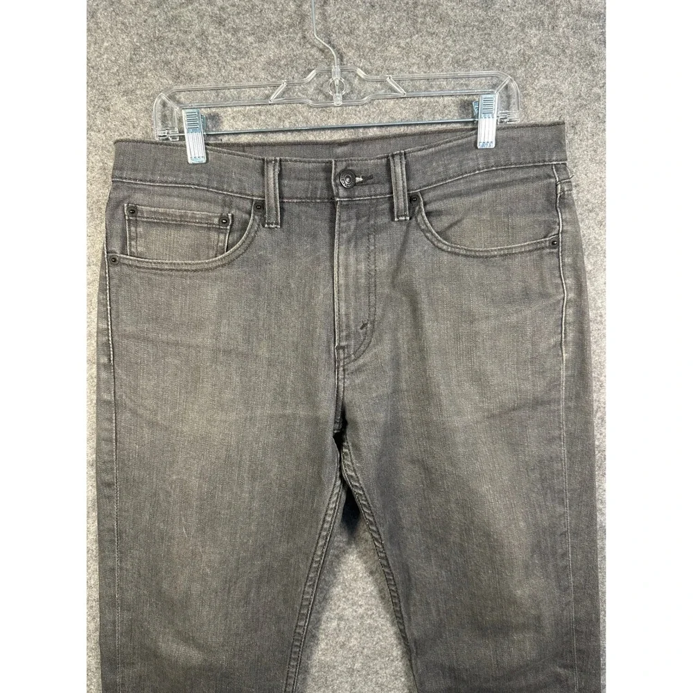 Levis 511 Slim Fit Grey‎ Denim Jeans Mens W34 L34 S40196